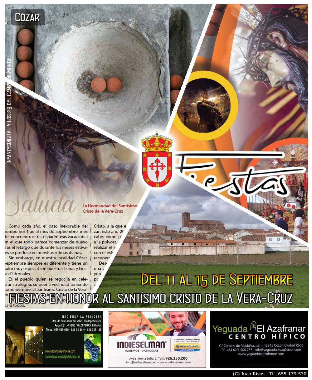 Fiestas patronales en honor del Santísimo Cristo de la Vera Cruz 2015 Cózar